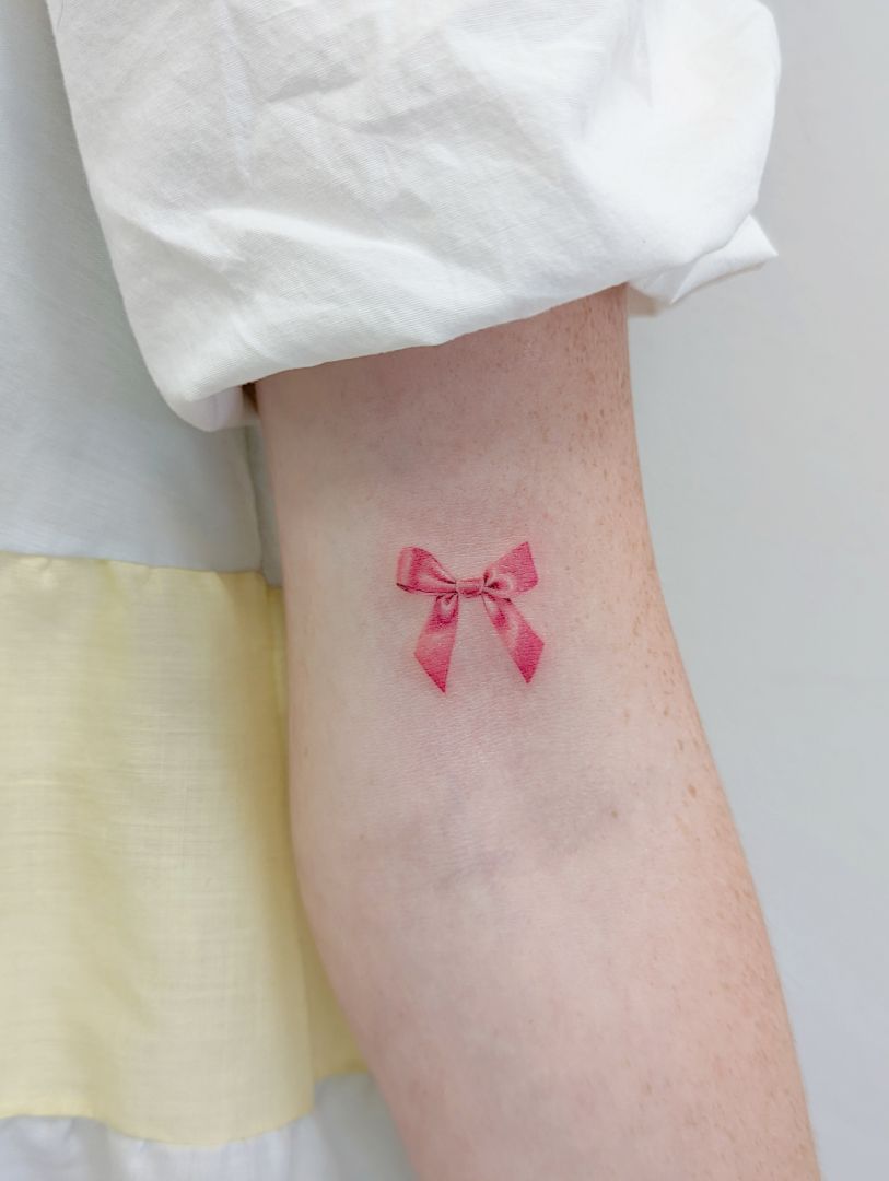 ribbon tattoo