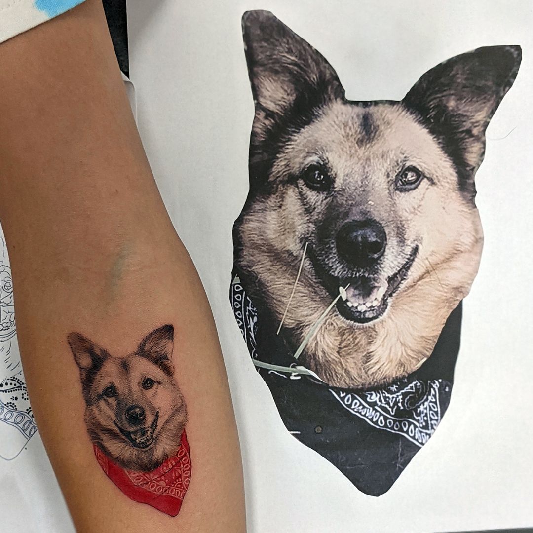 dog 02 tattoo
