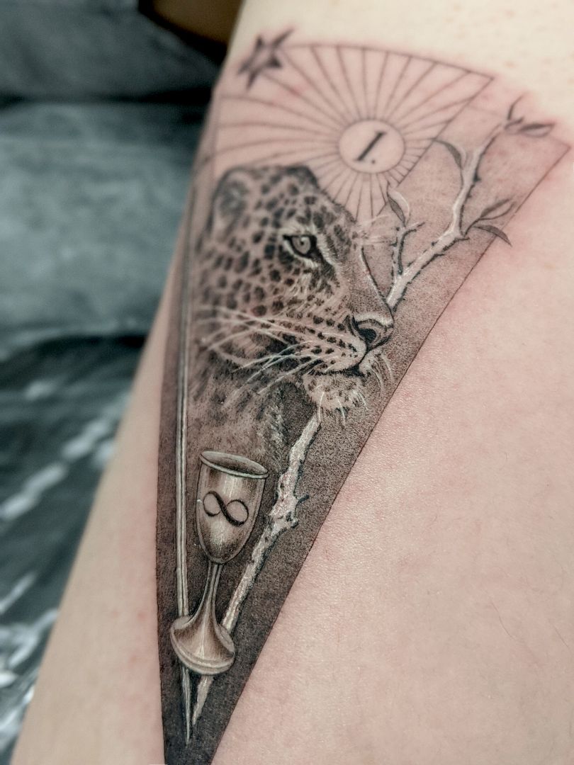 leopard jaguar tattoo